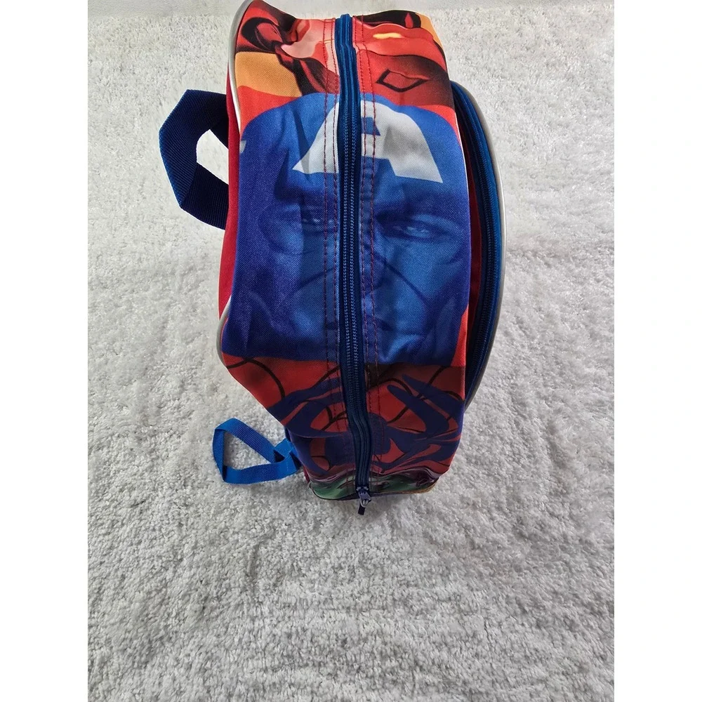 Marvel Heroes Backpack Red Spider-Man Iron Man Hulk Comic Book School Bag